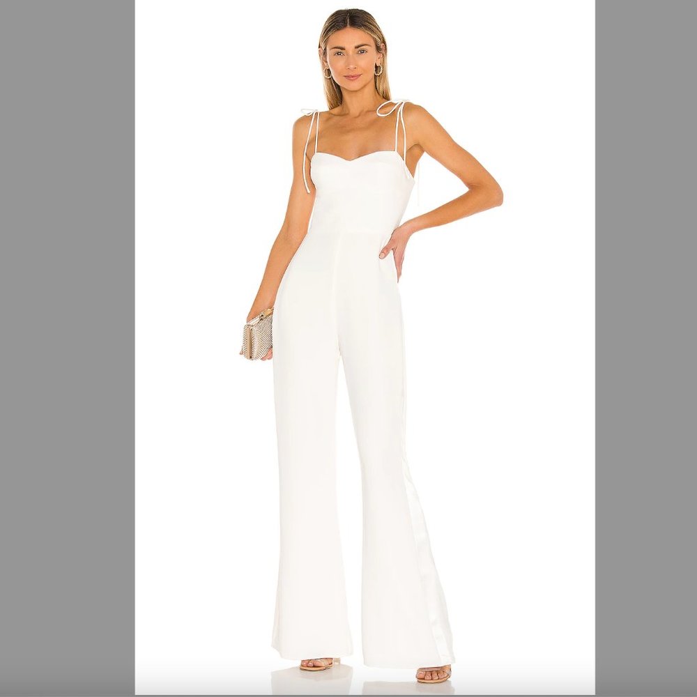 Amanda Uprichard Champagne Jumpsuit size M